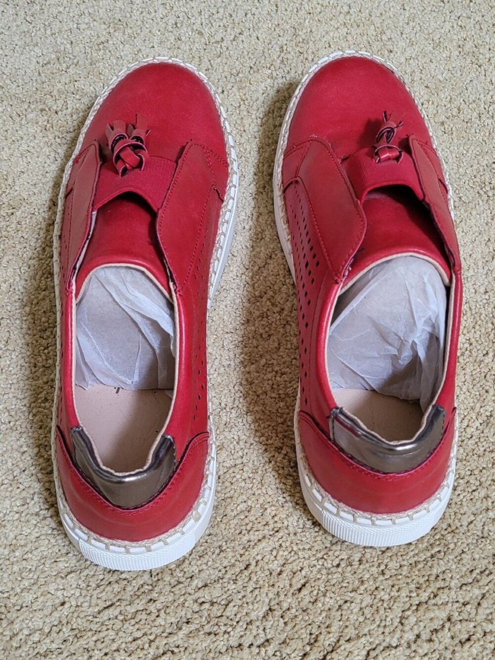 Women's casual oxford slip-ons